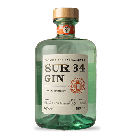 Sur 34 Gin Artesanal Premium 750 mL