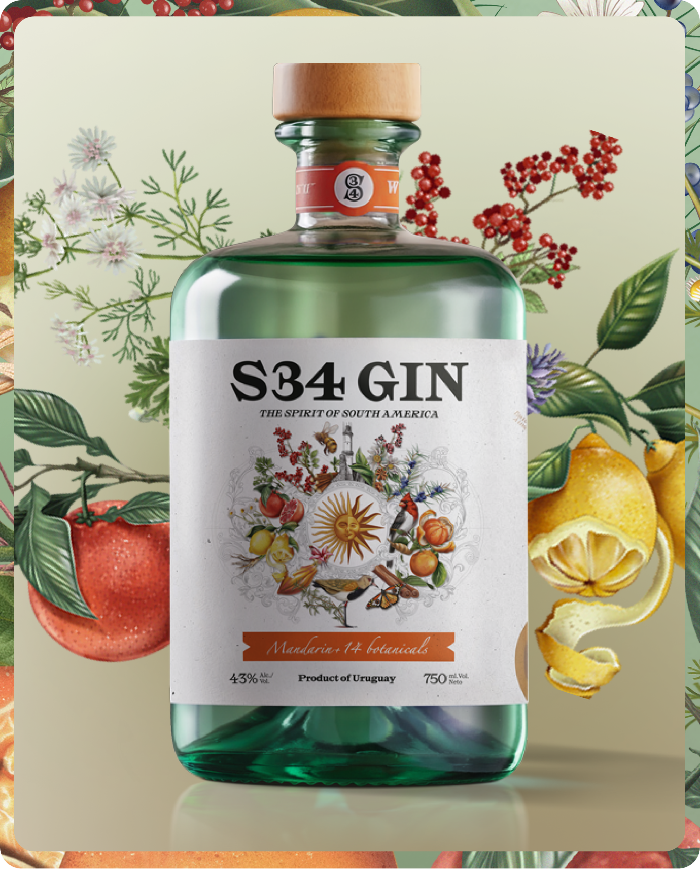 S34 Gin Original (Cítrico) 
